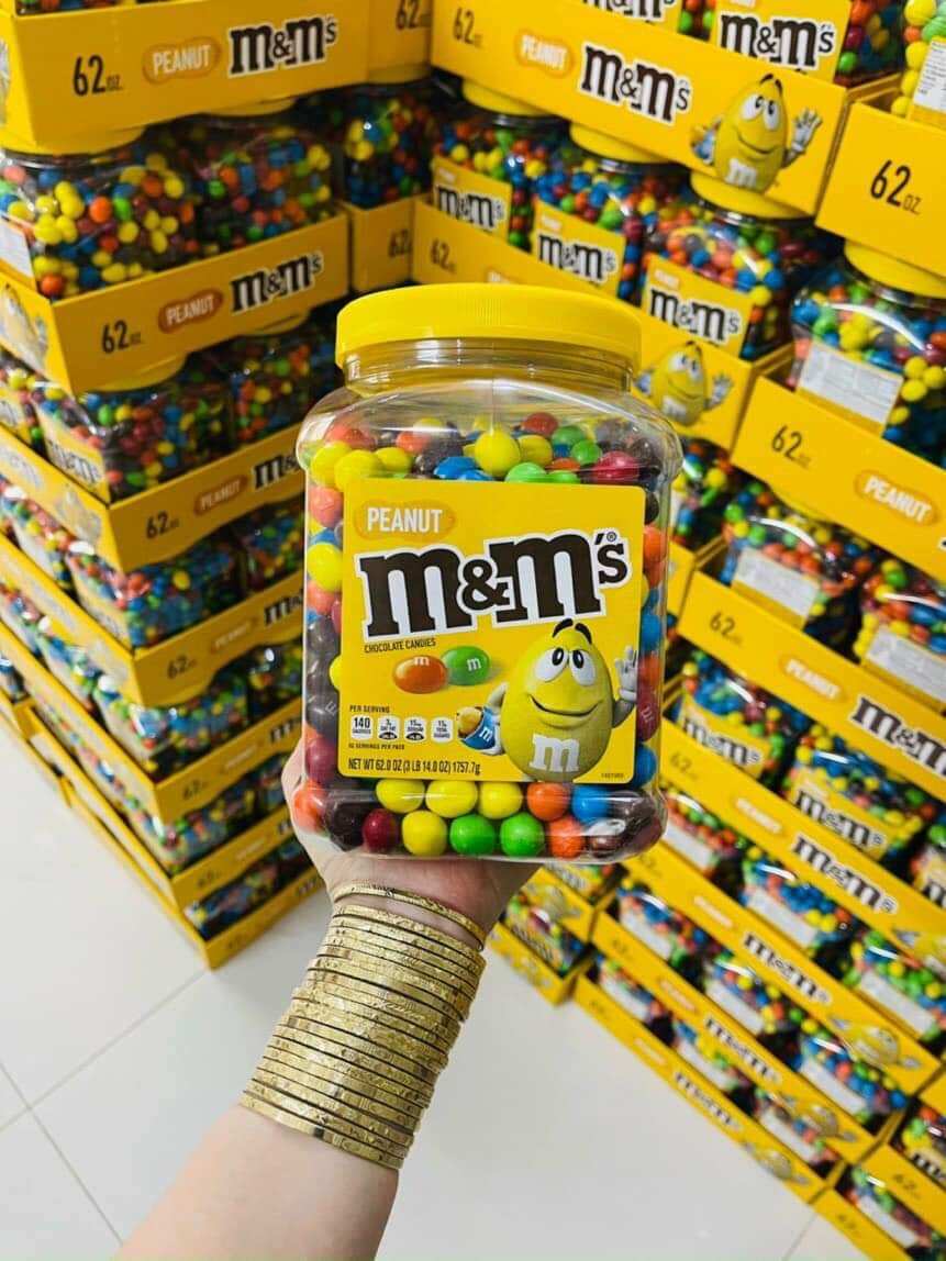 SOCOLA M&M SIZE 1kg559 và size 1757g . HÀNG NHẬP MỸ