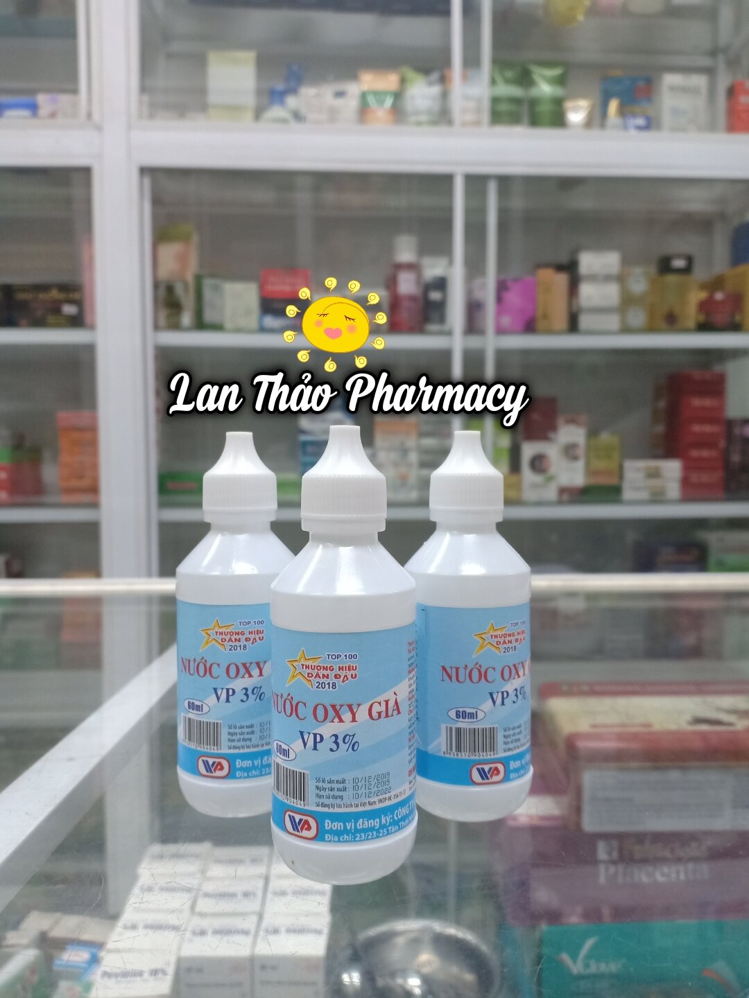 [lẻ 1 chai] DUNG DỊCH SÁT KHUẨN VẾT THƯƠNG OXY GIÀ 60ML VĨNH PHÚC
