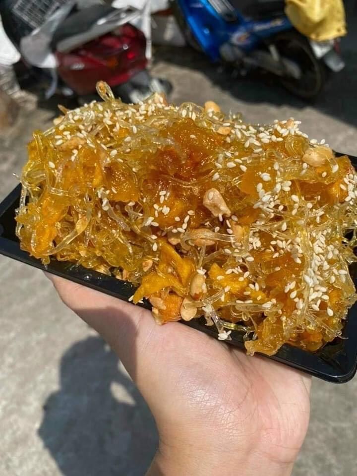 MỨT GỪNG SỢI DẺO MÈ ĐẬU PHỘNG 300g