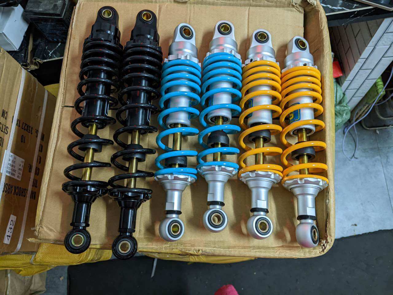 Phuộc Ohlins RCB Dòng C gắn Dream Wave Elegant Future Sirius Taurus Jupiter Max Cup