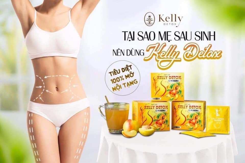 Giảm cân Kelly detox, Trà đào giảm cân