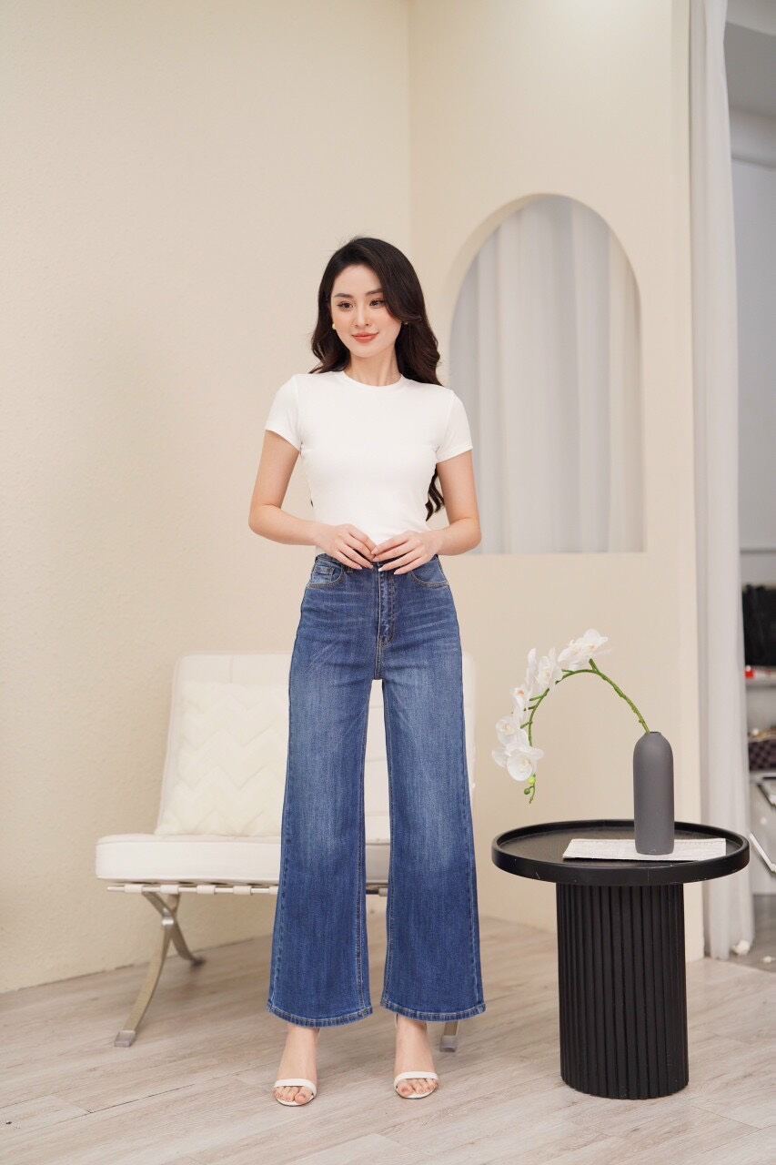 Quần suông ống rộng dài 86-88cm