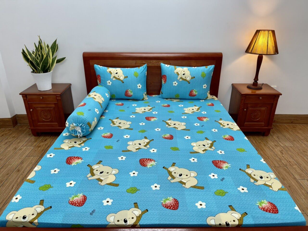 Drap ga lẻ thun lạnh Hàn quốc in 3D ( giá xưởng) không ÁO GỐI