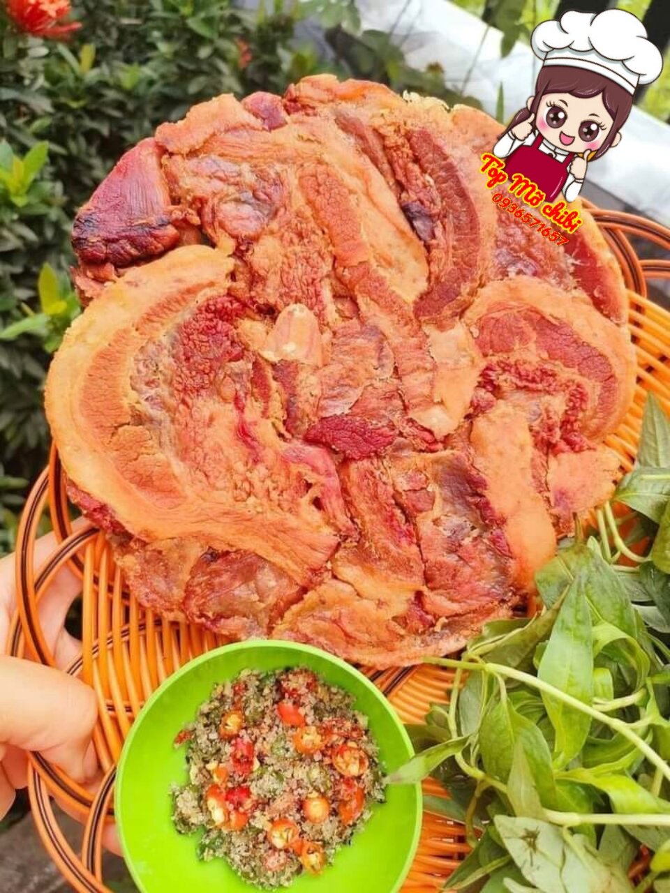 Tóp Mỡ Dẻo Thịt Mới Ra Lò Vị Đậm Đà Thơm Ngon (bánh 500gr)