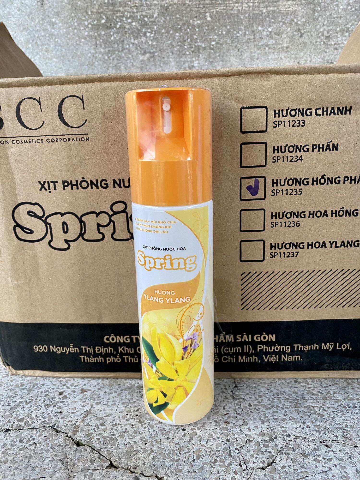 Xịt Phòng Spring 225ml chính hãng