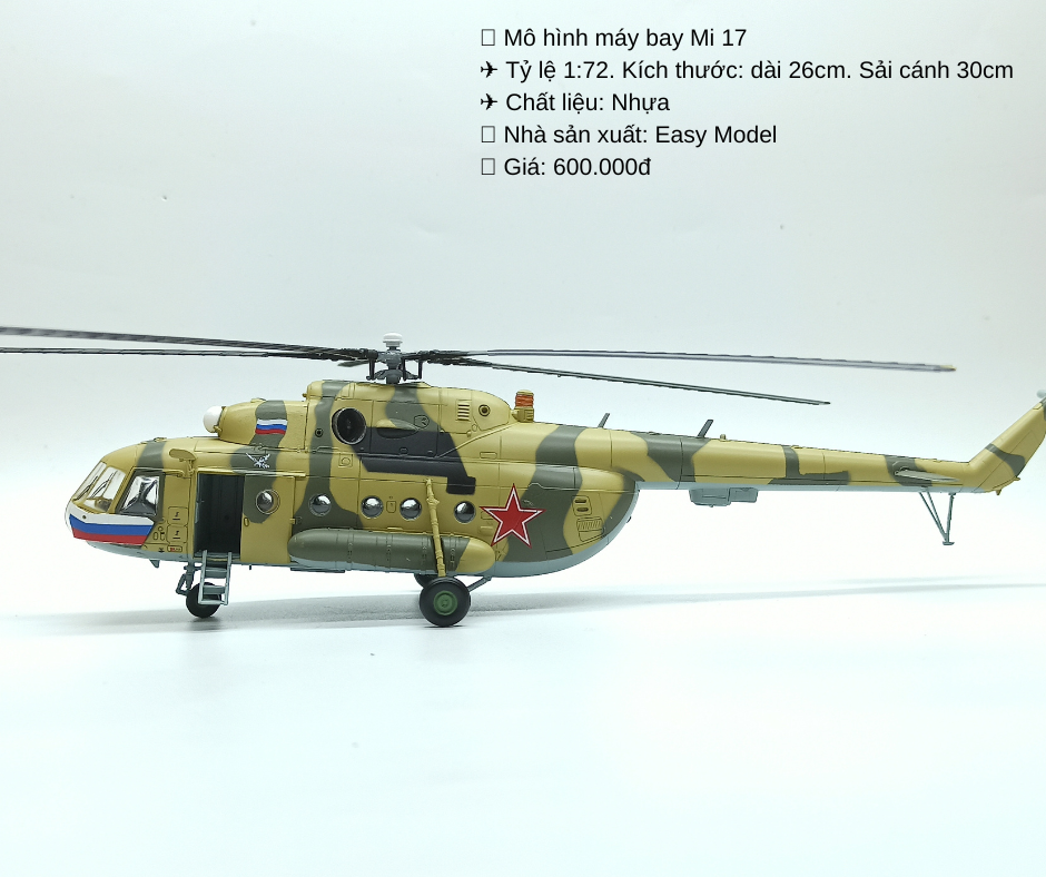 Mô hình máy bay trực thăng tỷ lệ 1/72