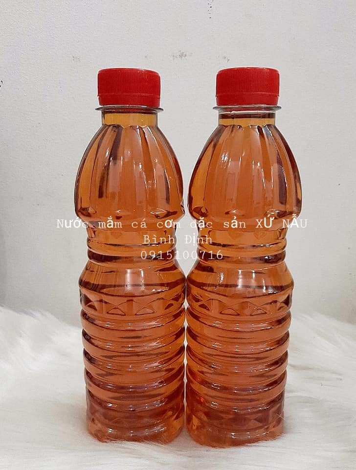 Combo 2chai nước mắm cá cơm truyền thống Bình Định