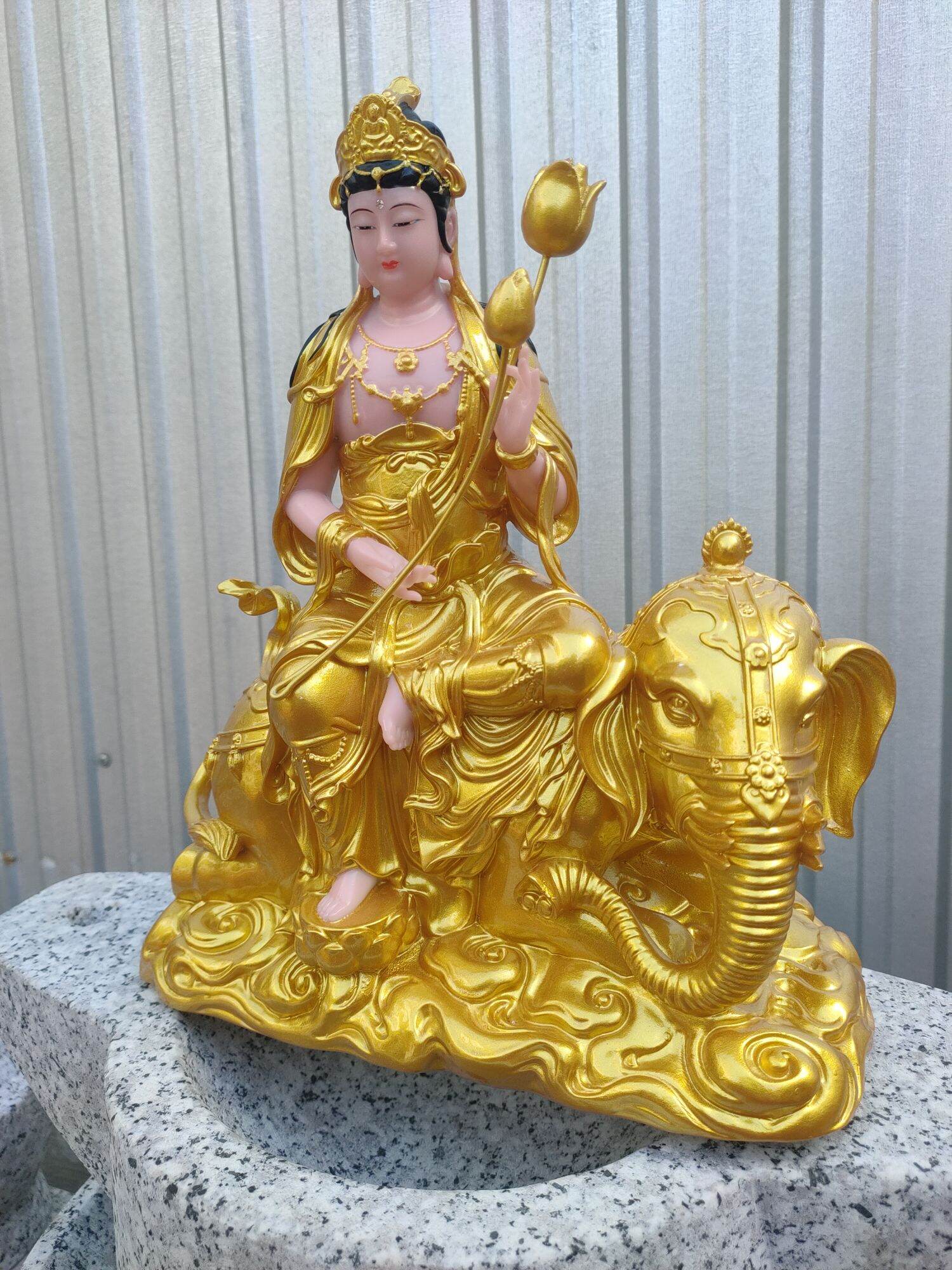 Tượng Phổ Hiền Bồ Tát cao 30cm