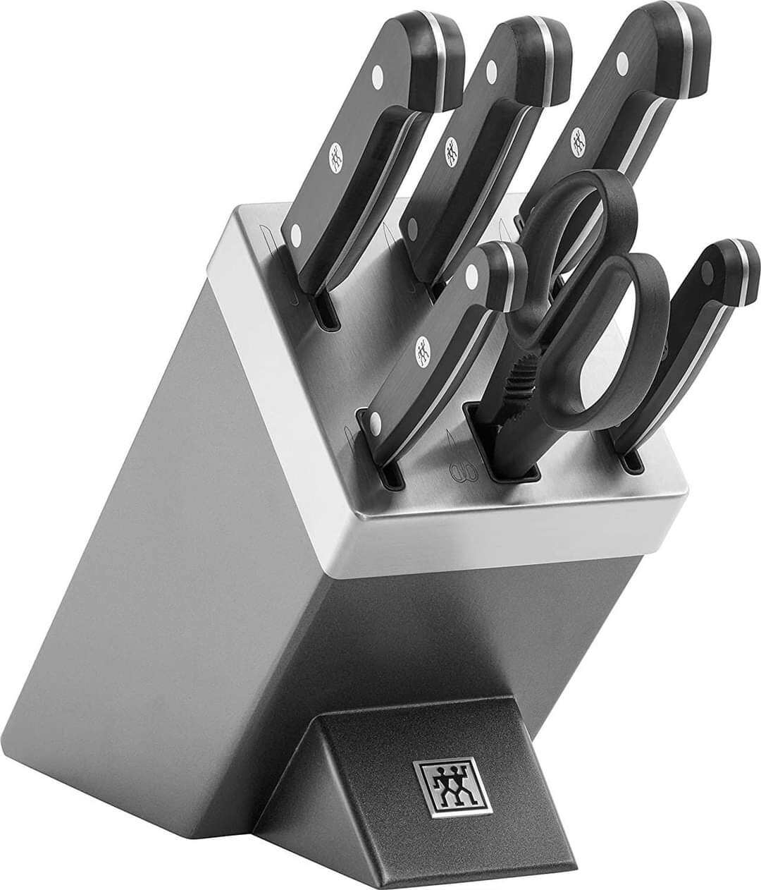 🇩🇪 Bộ dao zwilling gourmet set 7 món tự mài made in germany siêu đẹp về kho



Mỗi lần rút dao ra dùng là 1 lần tự mài dao nên rất tiện ạ
♻️ Bộ dao gồm 7 món:
- 1 Dao tiện ích và dao gọt ,
- 1 Dao vạn năng ,
- 1 Dao thịt ,