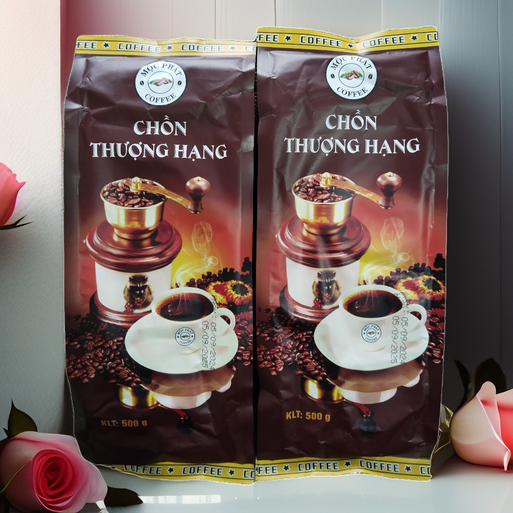 Combo 2 Packages of Premium Moc Phat Coffee = 1kg, Fragrant, Low in Fat