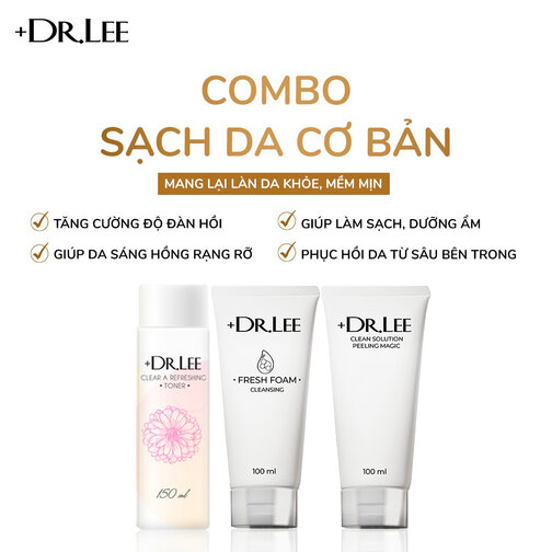 Combo Sạch Da Cơ Bản +Dr.Lee