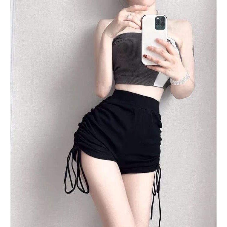 Quần Đùi Dây Rút short Nữ