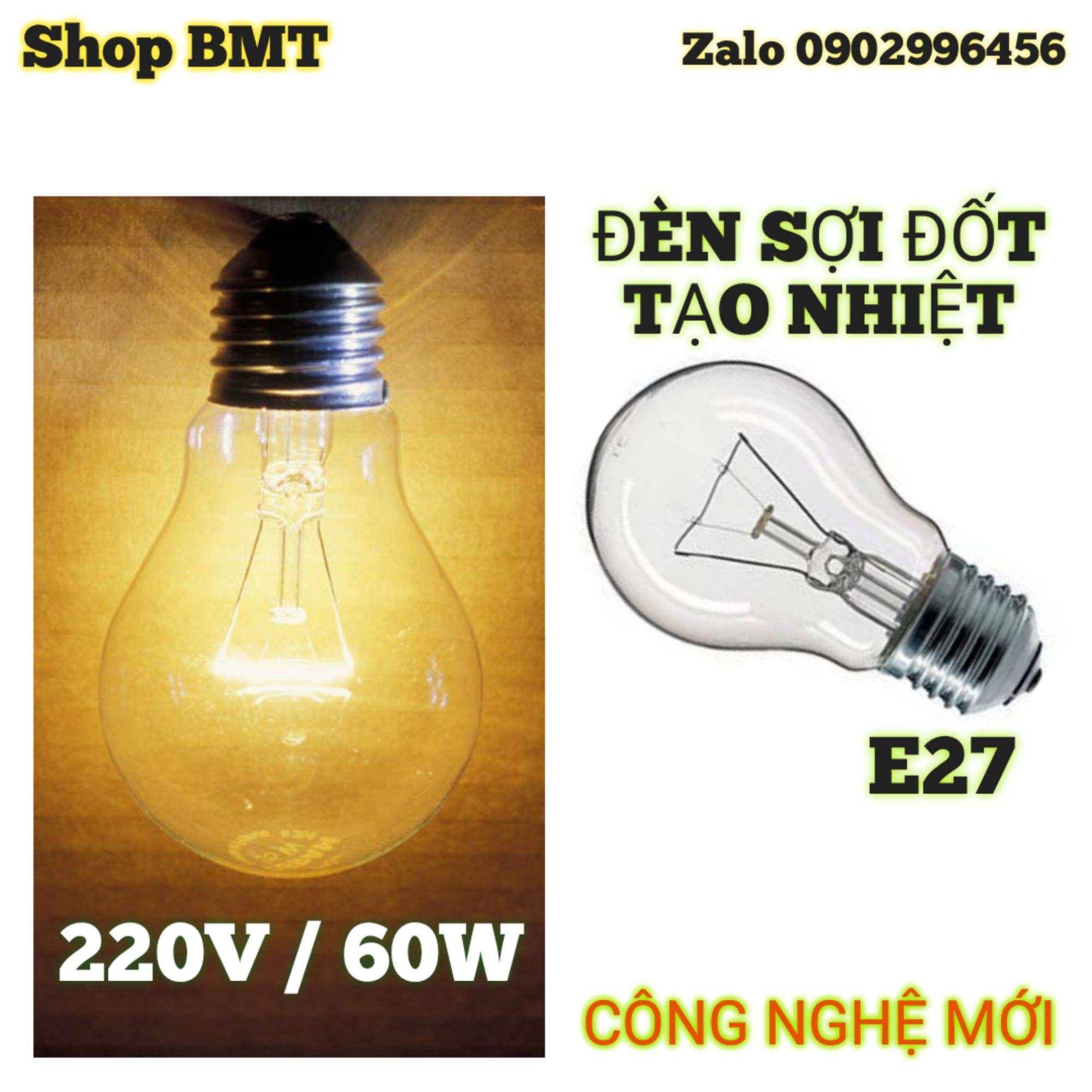 0Bóng Đèn Sợi Đốt, Bóng Dây Tóc 220V 60W