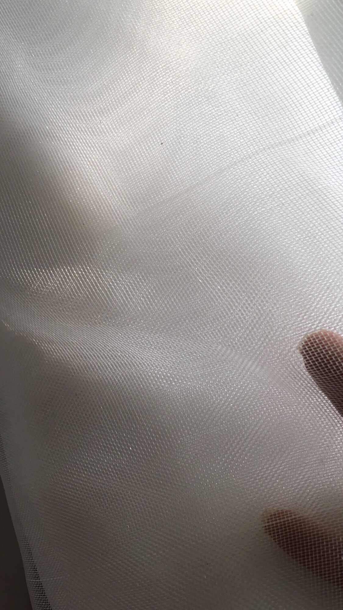 Lưới cước trắng 1li(1mm) đủ khổ, rào gà, vịt, rào vuông tôm cua, làm túi Mít, chắn côn trùng...( Đơn giá 1m tới)