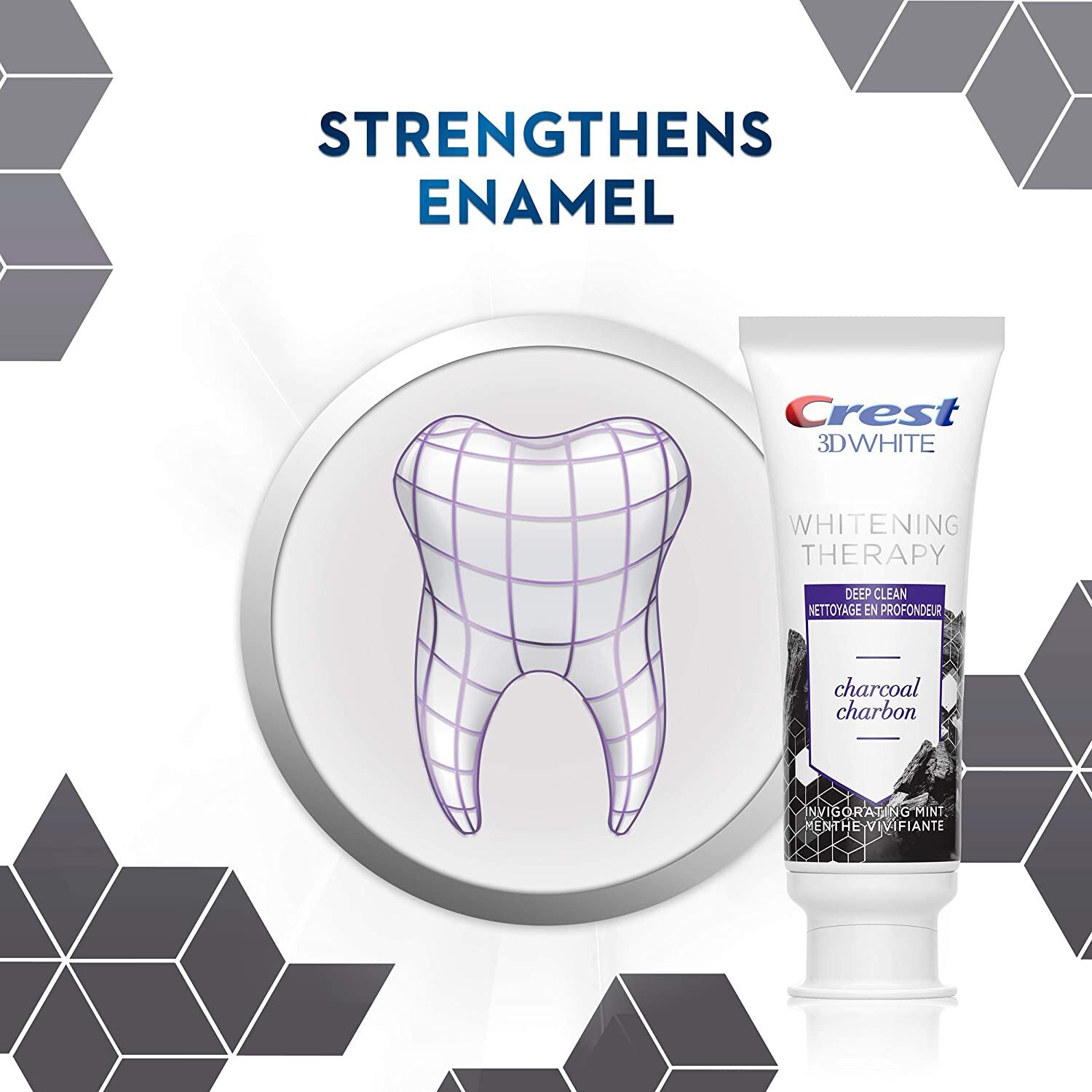 [CREST] Kem đánh răng than hoạt tính Crest Charcoal