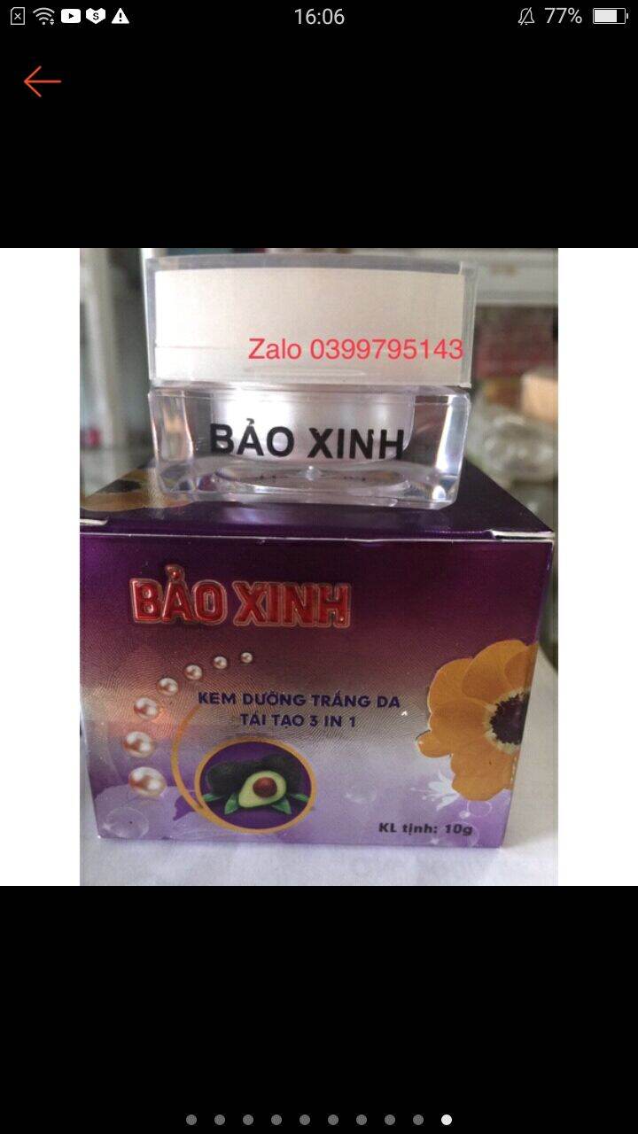 Kem Bảo Xinh đủ màu 10g