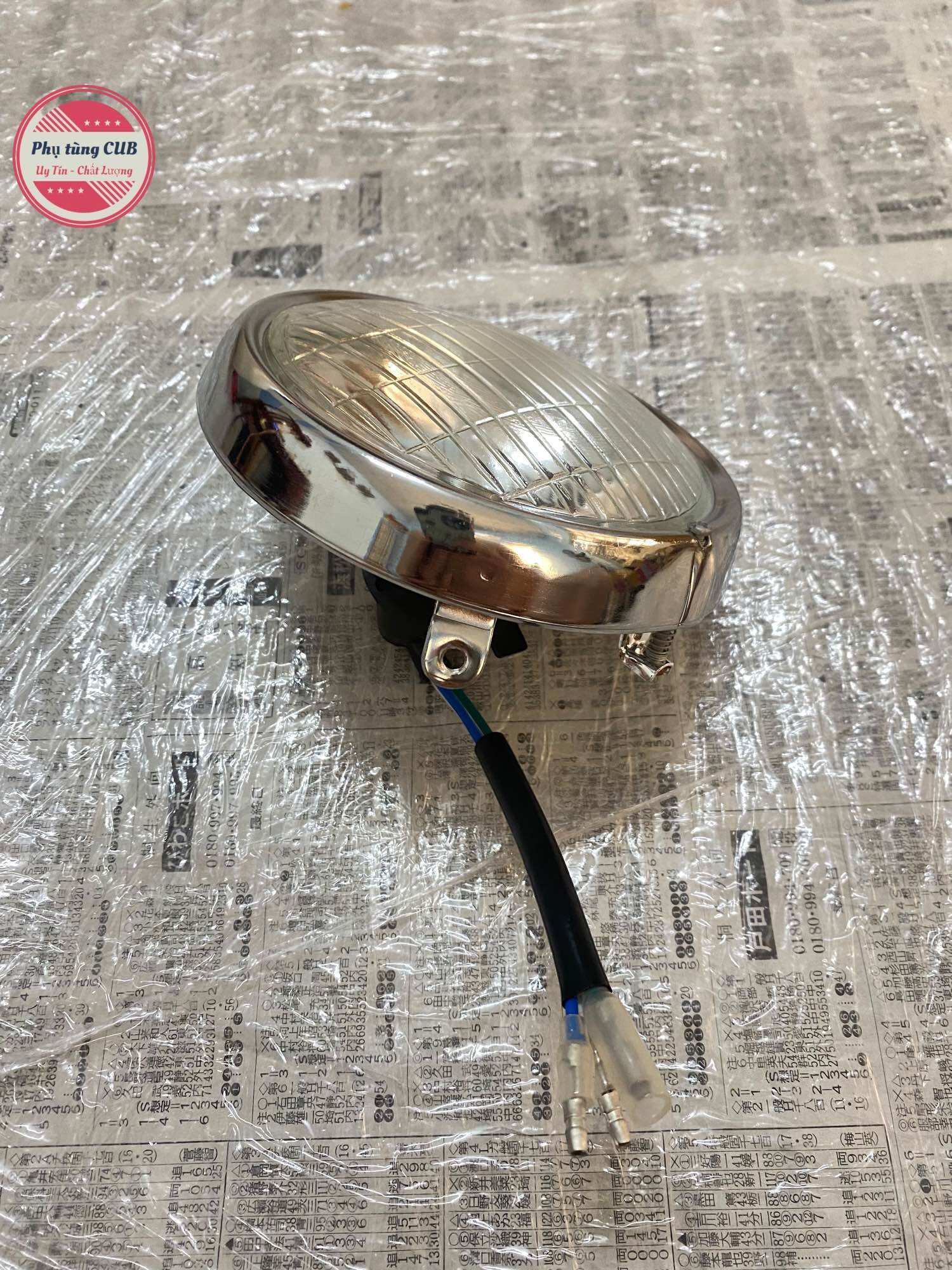 Đèn pha cub 78-79-én hàng Thái ( mặt bằng kính )