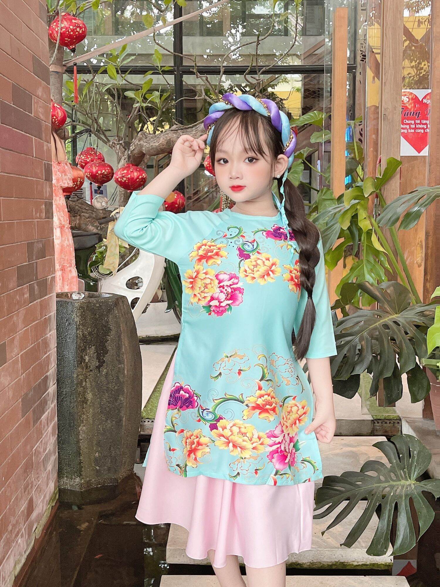 Áo Dài Cách Tân Bé Gái
