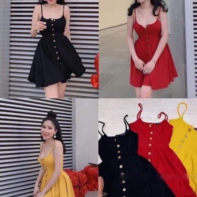 Đầm hai dây váy 2 dây