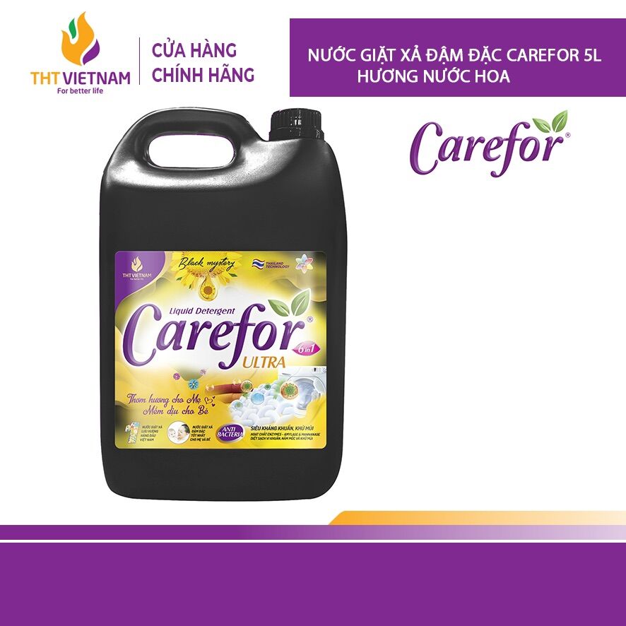 Nước giặt xả đậm đặc Carefor 5000ml công nghệ Thái Lan
