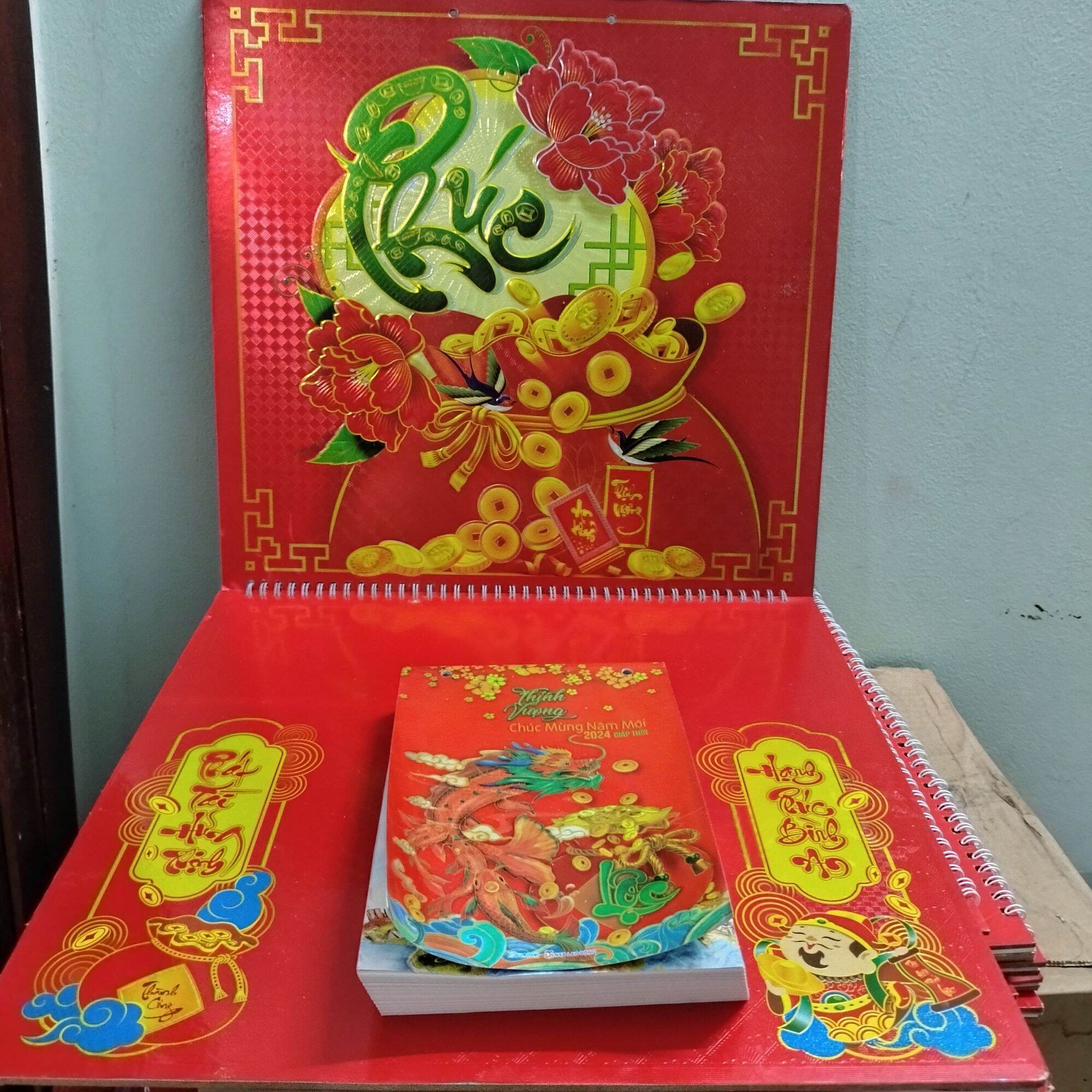 Trọn bộ bìa gắn bloc 2024 Phúc An Khang
