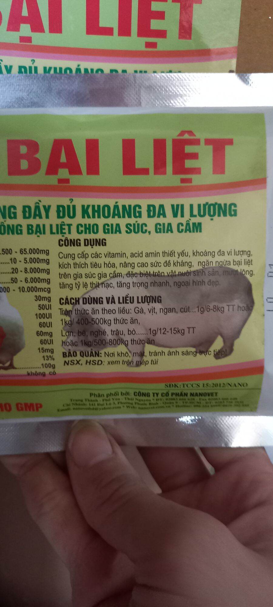 Chống bại liệt gói 100g