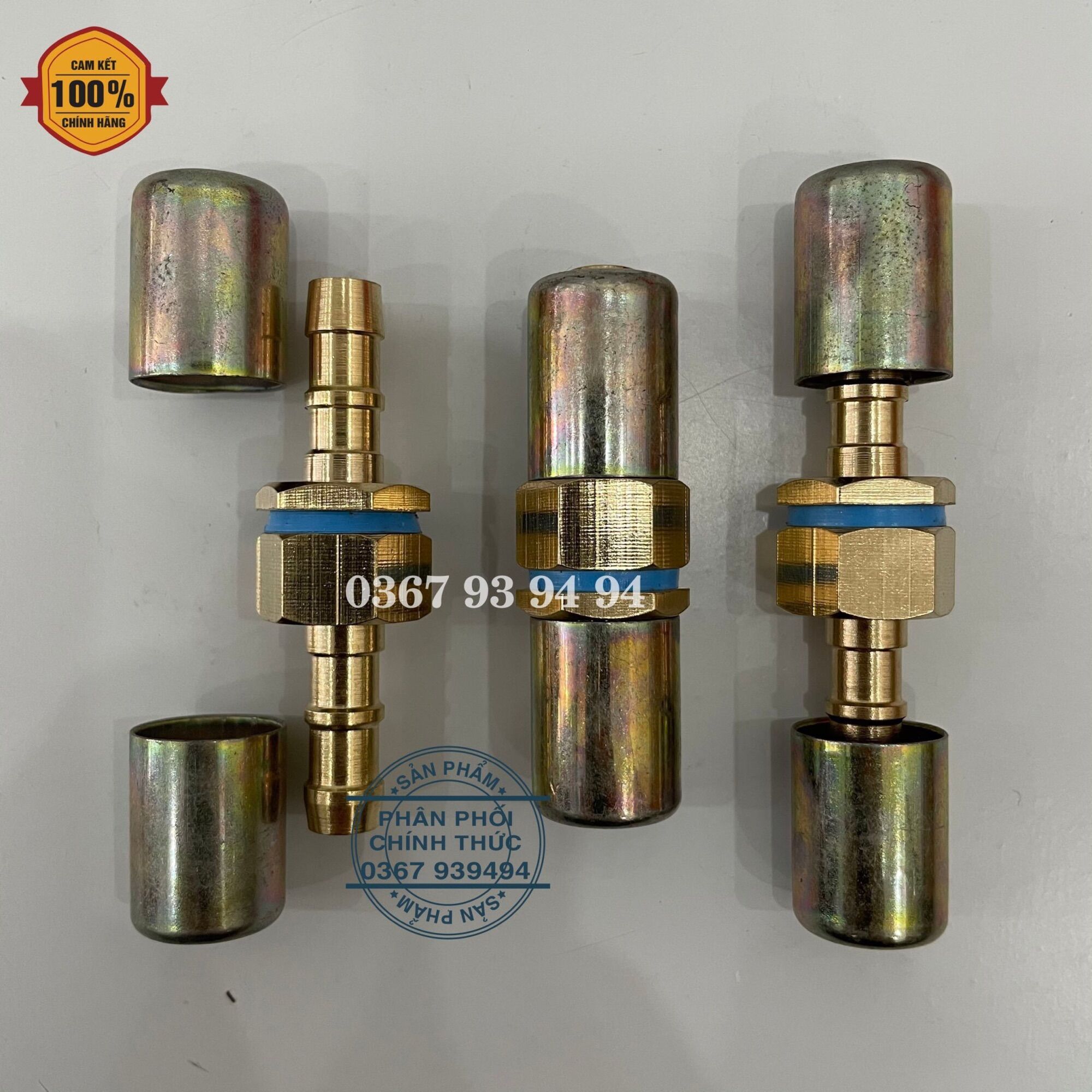Bộ Ép Cốt Đầu Dây Rửa Xe Áp Lực ( 50 Bộ / Túi )
