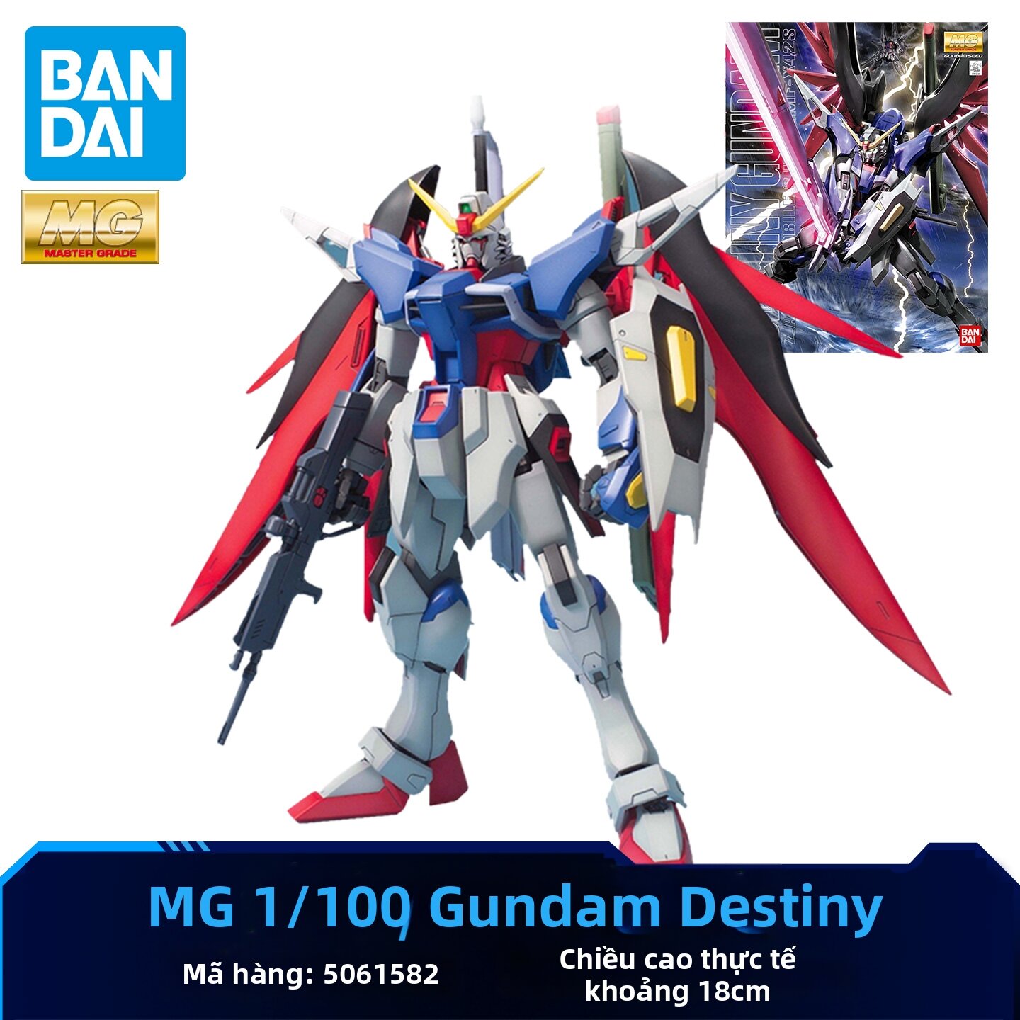 Bandai | Bộ Lắp Ráp Mô Hình Gundam MG Red Astray Wing Zero EW Barbatos Strike Freedom