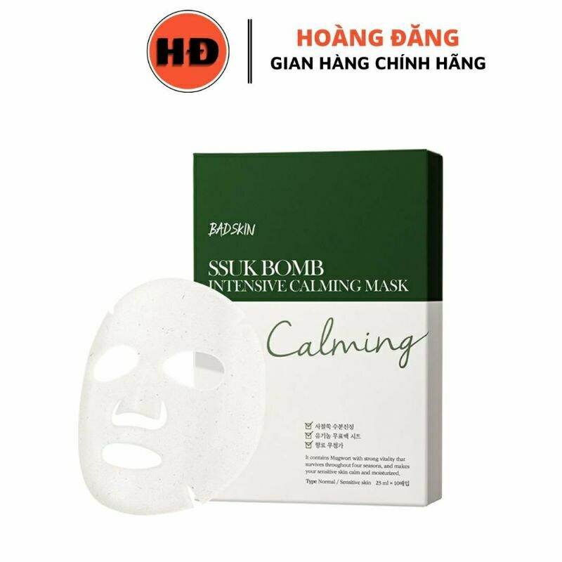 Thanh lý Hộp 10 miếng mặt nạ ngải cứu badskin- kincare.korea