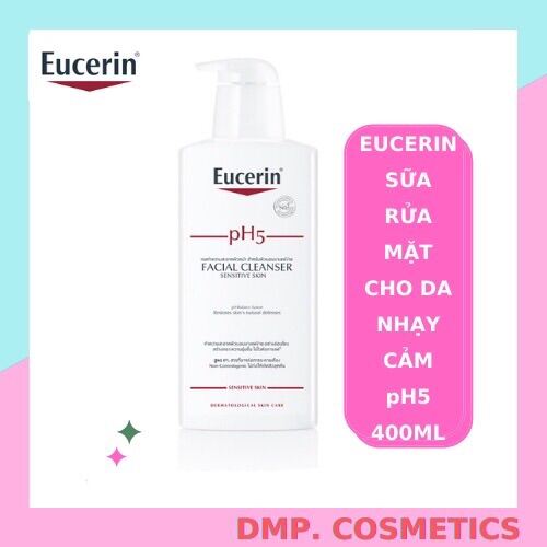 Sữa Rửa Mặt Eucerin Cho Da Nhạy Cảm Ph5 Facial Cleanser Sensitive Skin (400Ml) [Chính Hãng]