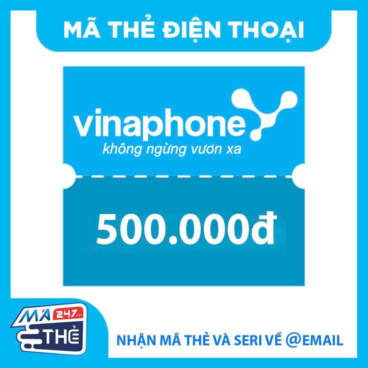 Mã thẻ nạp điện thoại Vinaphone 500K