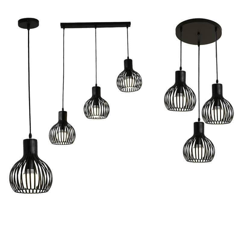 Thả lồng sắt d25cm đui e27 phổ thông