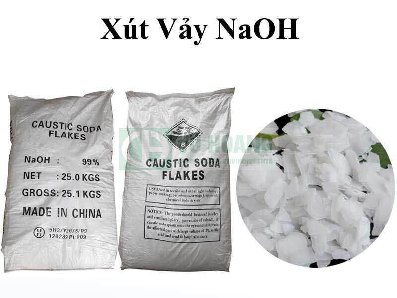 Xút vẩy, kiềm NaOH 99% 1kg