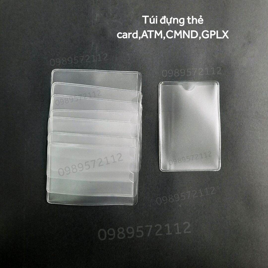 Túi đựng thẻ card,ATM,CCCD,GPLX (combo 10 túi).