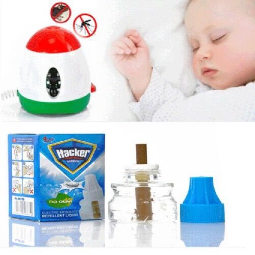 MÁY ĐUỔI MUỖI XÔNG TINH DẦU KÈM LỌ TINH DẦU, AN TOÀN KHÔNG MÙI KHÔNG ĐỘC HẠI