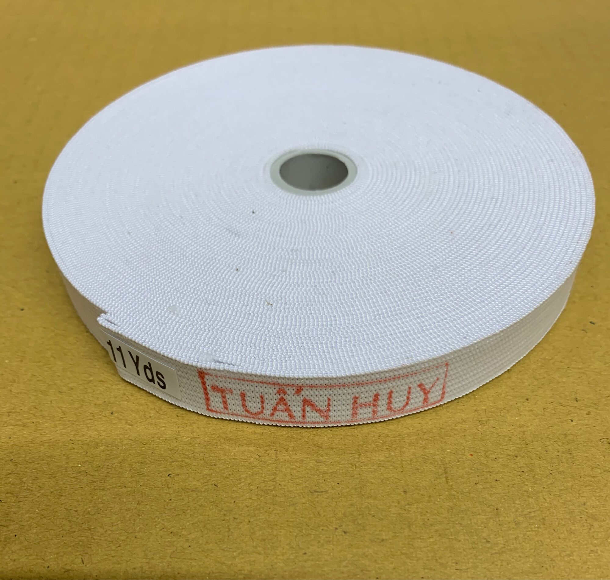 Cuộn 10m Thun tốt Tuấn Huy, nhiều size trắng, đen.