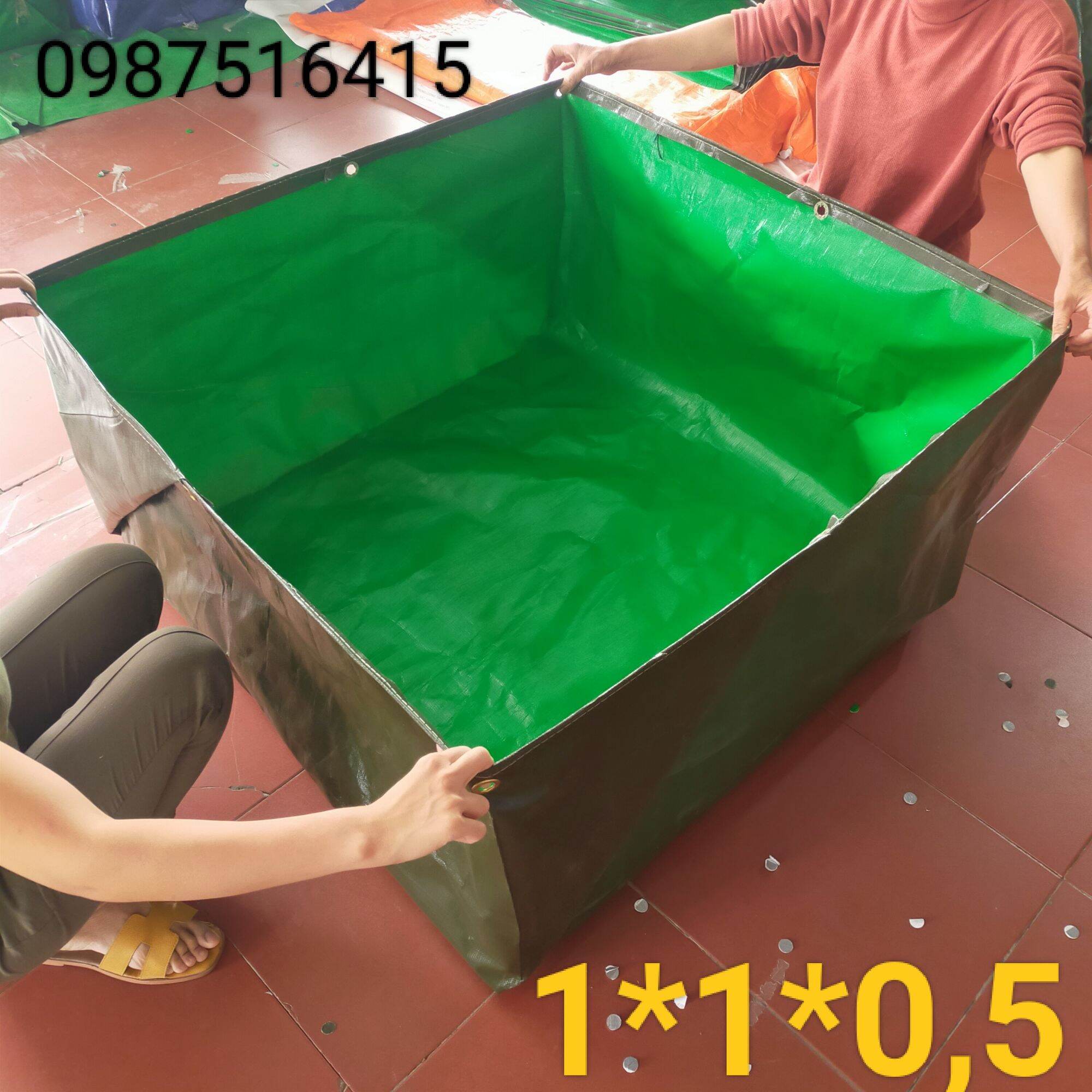 bể bạt nuôi ốc lươn ếch cá .