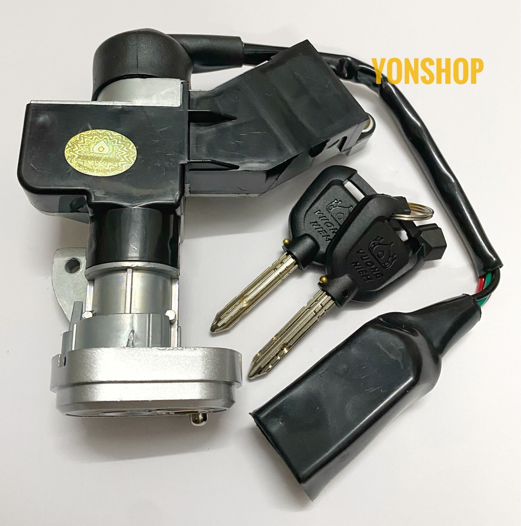 Bộ ổ khoá future neo fi/ future 125 chìa 8 cạnh chống trộm hàng cao cấp chính hãng vương niệm