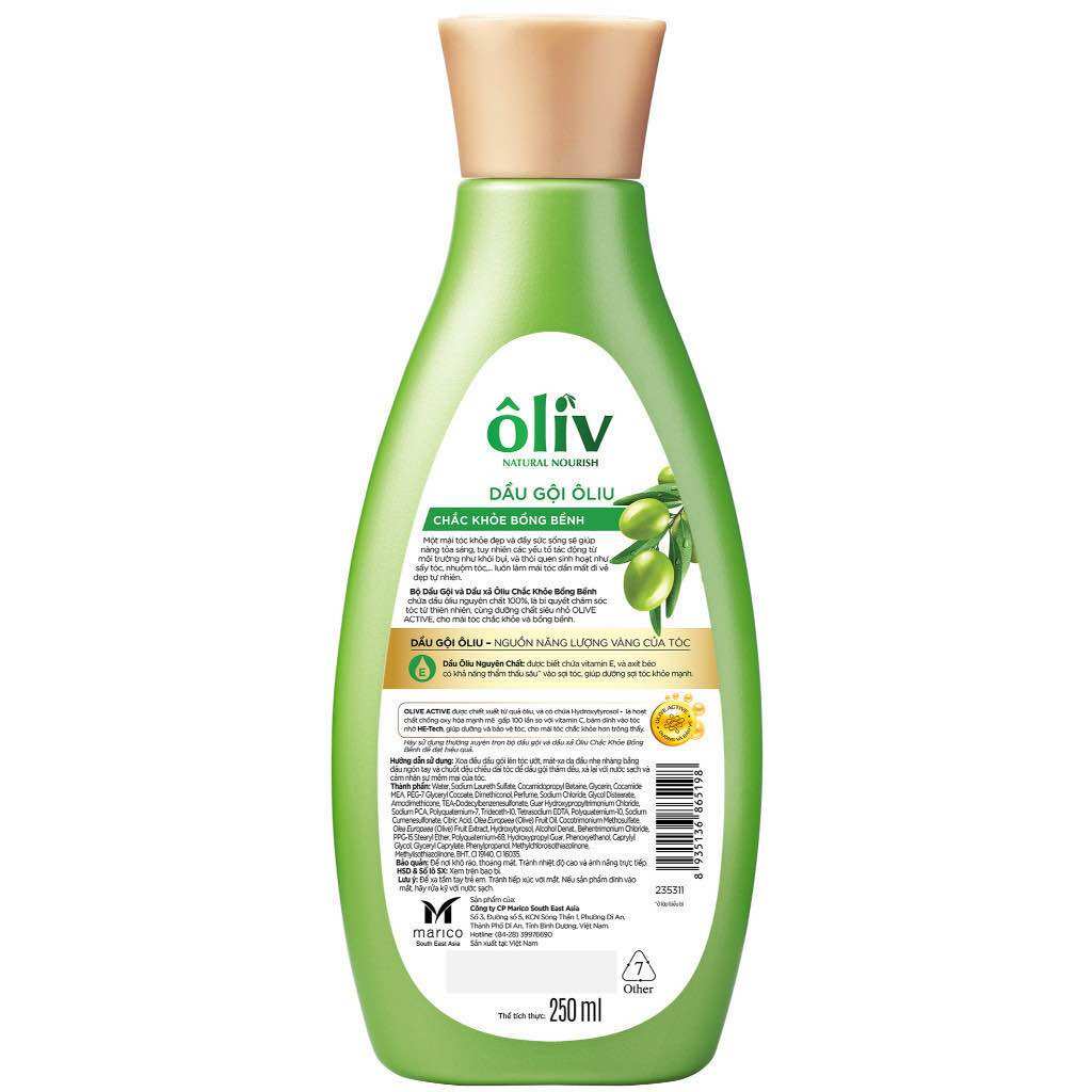 Dầu Gội Ôliv Chắc Khỏe và Bồng Bềnh 250ml