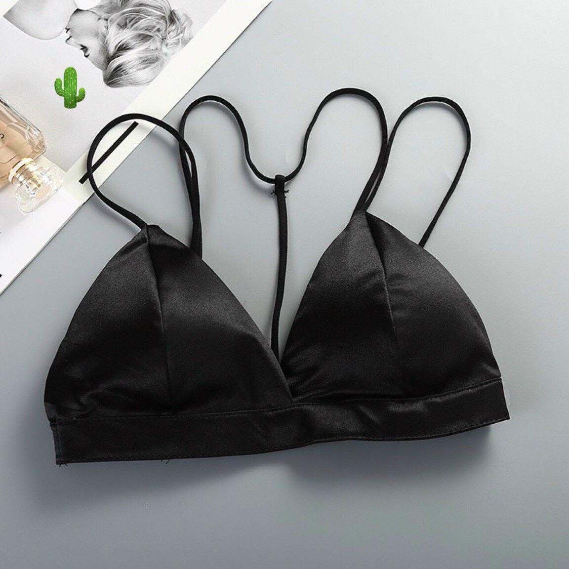 ÁO BRA PHI LỤA PHỐI DÂY MỎNG