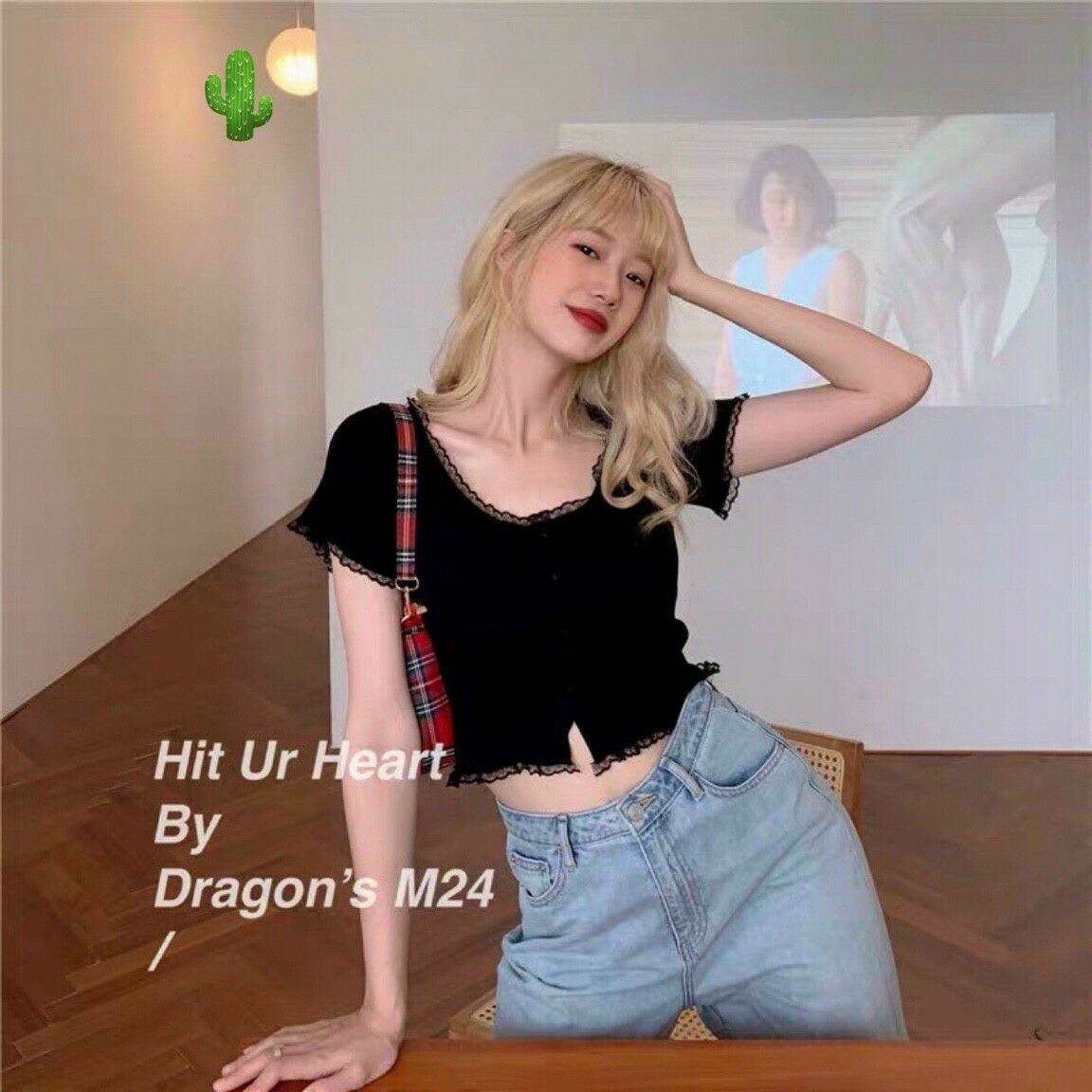 ÁO CROPTOP PHỐI REN