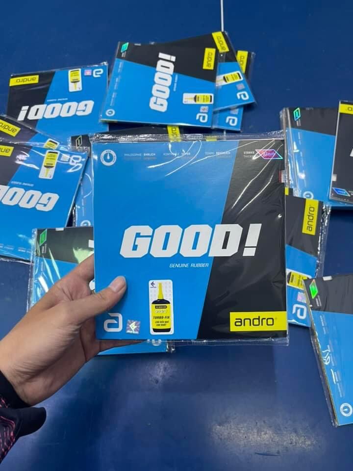 Mặt Vợt Bóng Bàn Andro Good – Độ Bám Cao, Kiểm Soát Tốt, Hàng Chính Hãng Đức