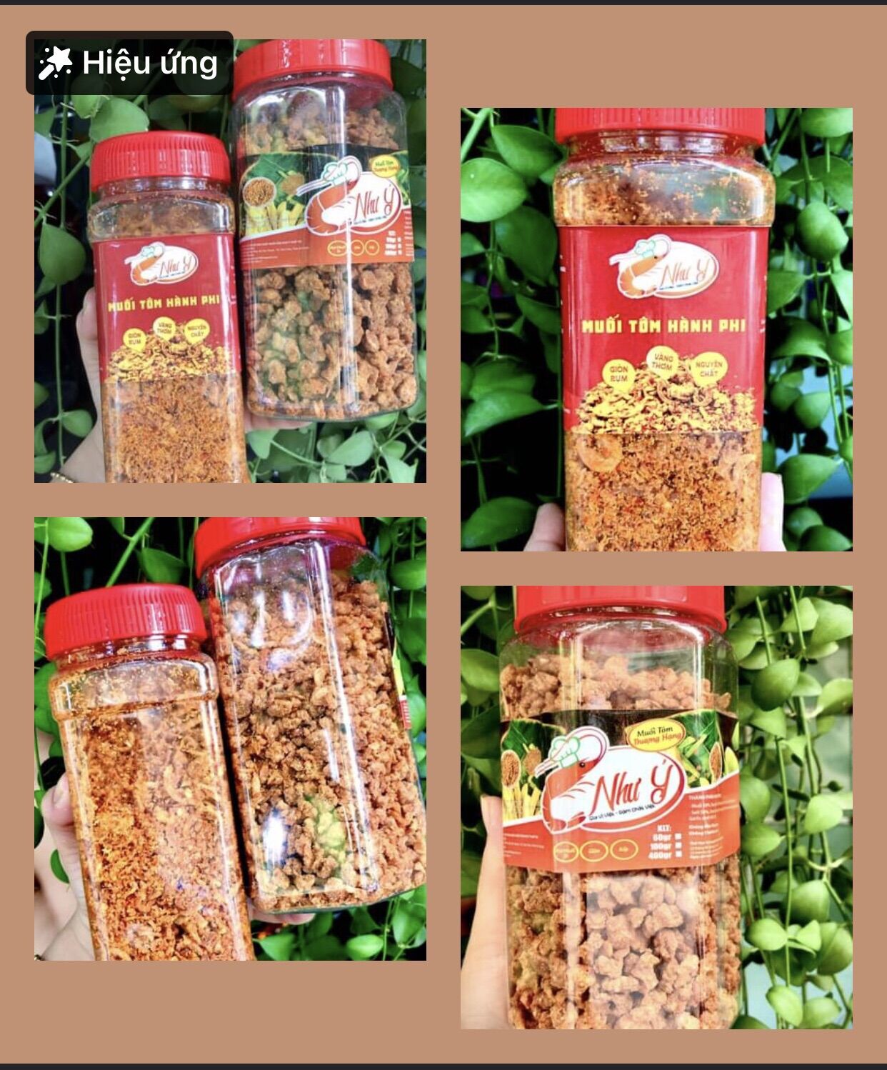 Combo muối tôm Như Ý - muối tôm hành phi Như Ý