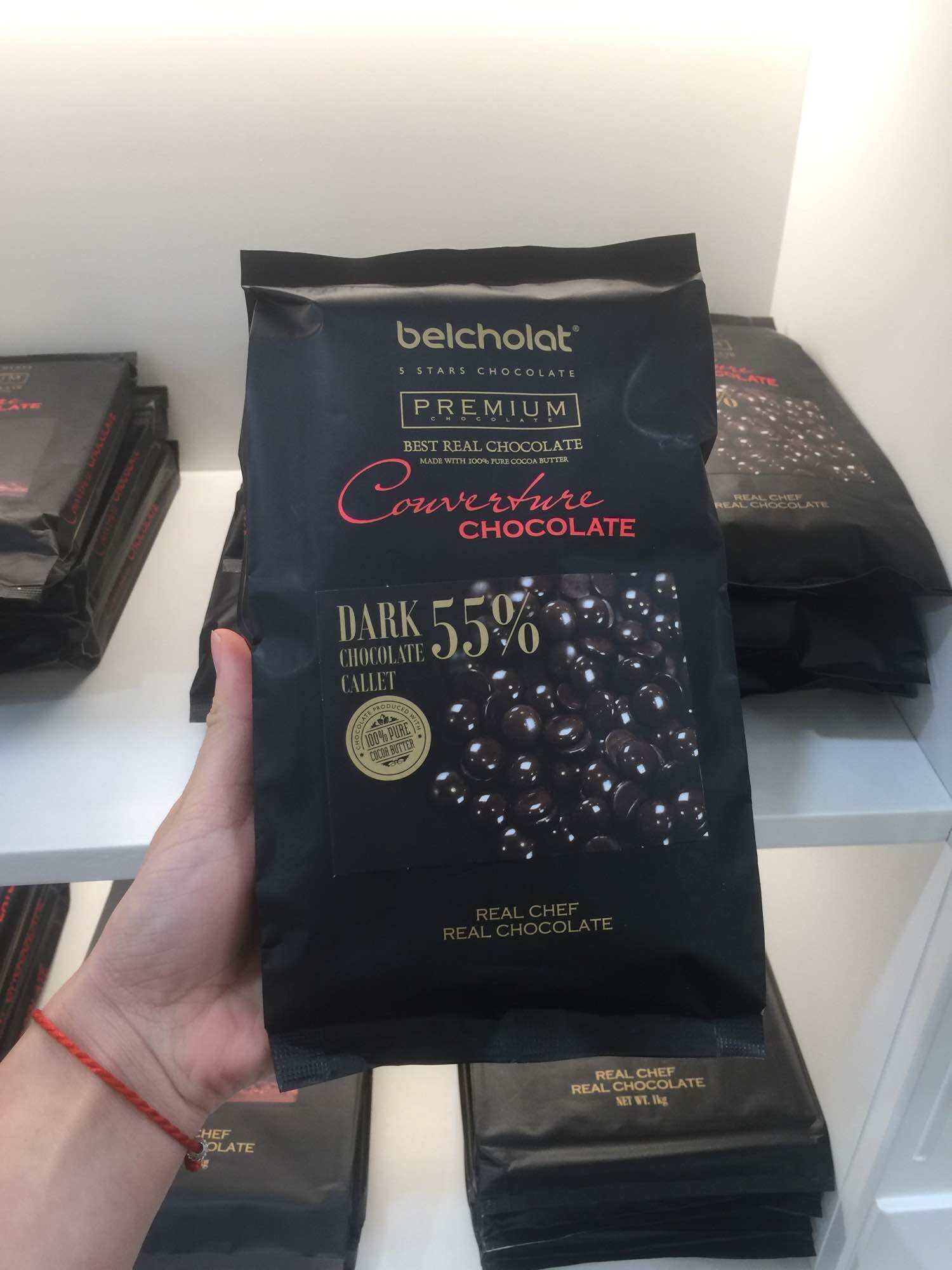 socola đen chocolate belcholat Callet 55% 1kg
