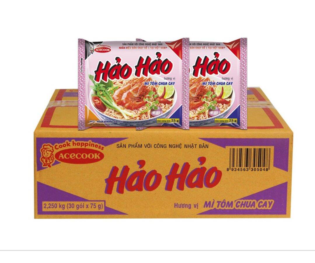 Thùng mì Hảo hảo chua cay 15gói