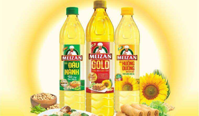 Dầu ăn Mezan gold chai 1l cao cấp