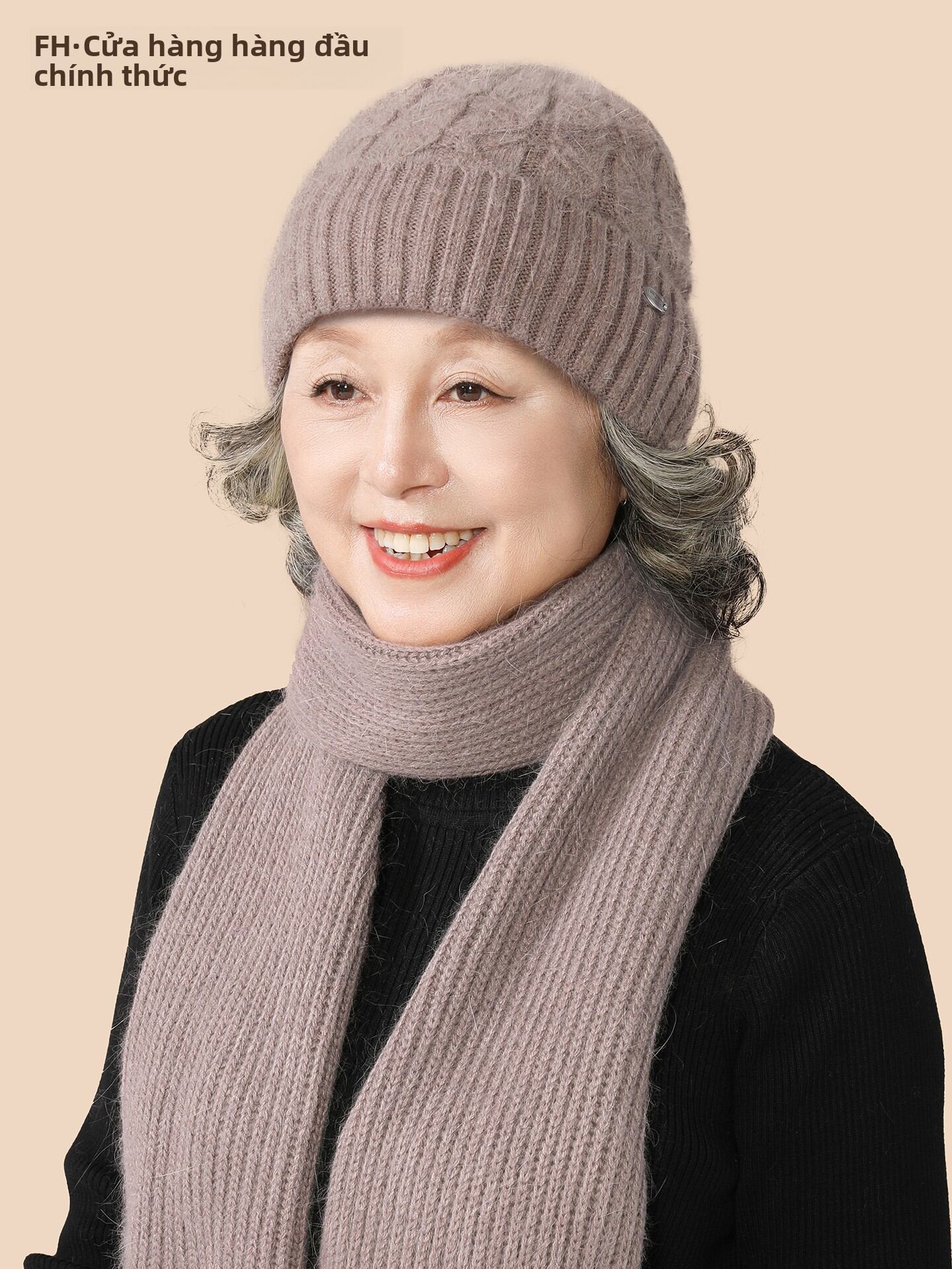 FHI | Winter Women's Warm Knitted Wool Hat Giá 600,000 Đồng*Miễn phí vận chuyển