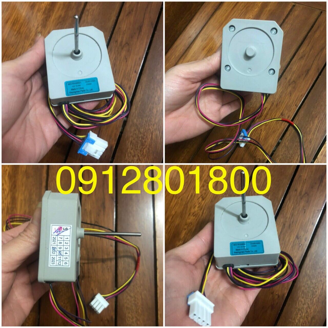 Quạt tủ lạnh lg dc 12v 4 dây