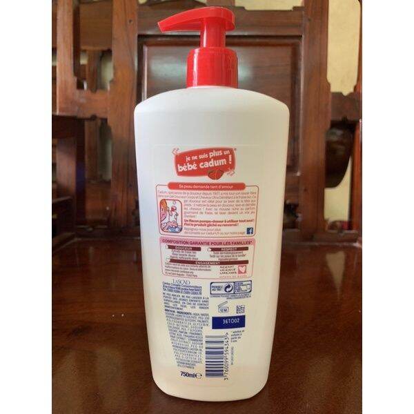 Sữa tắm gội cho bé Cadum Pháp 750ml