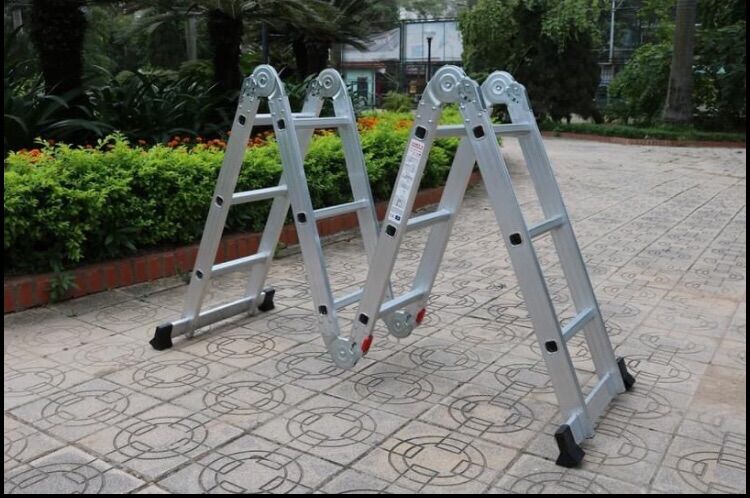 Khóa Thang Nhôm Gấp 4 Đoạn